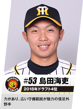 ドラフト4巡目 島田海吏投手