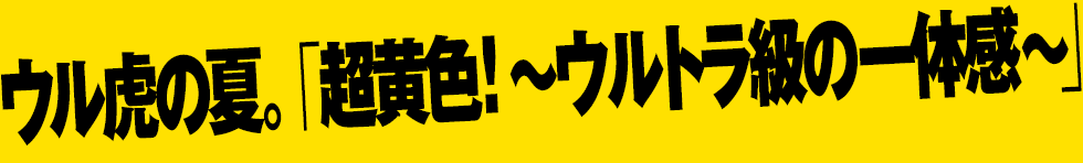 ウル虎の夏。「超黄色！～ウルトラ級の一体感～