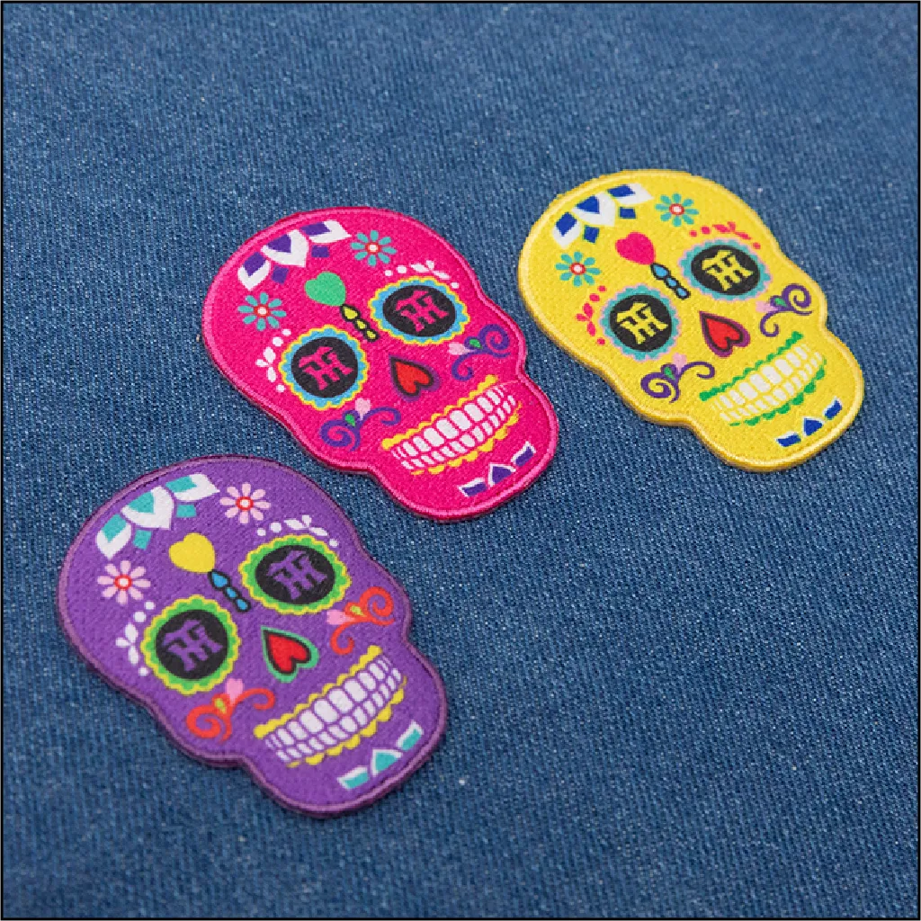 スカル ワッペンステッカー