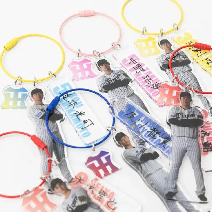 ワイヤーリング アクリルキーホル…